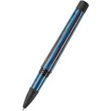 Montegrappa Zero Zodiac Libra Roller Kalem, Ultra Siyah Ip Çelik Iszezrıc_b8 - Mavi