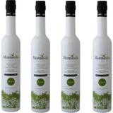 Monteida Erken Hasat Sızma Zeytinyağı Soğuk Sıkım 500 ml Beyaz Şişe - 4'lü Paket