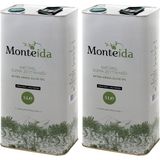 Monteida Sızma Zeytinyağı Soğuk Sıkım 5 lt Teneke - 2 lt Paket - 10 lt