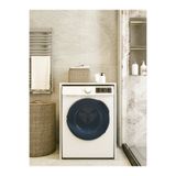 Montenero Çamaşır Makinesi Dolabı Parlak Beyaz Modern Banyo Dolabı Alt