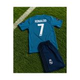 MONTENERO Reall Madridd Ş.Ligi 2017-18 Sezon Cristiano Ronaldo Çocuk Forması (Turkuaz)