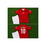 MONTENERO Türkiye Fifa 2026 Dünya Kupası Hakan Çalhanoğlu Çocuk Forması 2'li Set (RED)