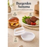 Monteor Hamburger Köfte Presi Yuvarlak Burger Kalıbı Köfte Şekillendirici Aparat