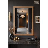 MONTESEV ( 76cm X 54cm ) Antik Ahşap Dik Dekoratif Ayna Dresuar Boy Koridor Konsol Aynası Banyo Oda Lavabo Wc Mutfak Makyaj Aynası