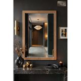 Montesev 76X54 Cm Antik Ahşap Dik Dekoratif Ayna Dresuar Boy Koridor Konsol Aynası Banyo Oda Lavabo Wc Mutfak Makyaj Aynası