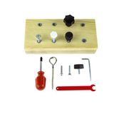 Montessori Ahşap Metal Tamir Seti Eğitici Motor Gelişim Oyuncağı