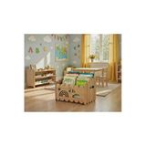 Montessori Ahşap Oyuncak Ve Kitap Saklama Kutusu
