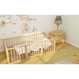 Montessori Boss Alya - Yürümeye Başlayan Çocuklar Için Yer Yatağı - Ahşap - 80 x 130 cm