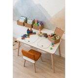 Montessori Çocuk Masası - Oyun Masası - Aktivite Masası - Çalışma Masası - Etkinlik Masası Beyaz