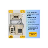 Montessori Eğitici Ahşap Oyuncak Mutfak 6mm 80x55 11533511