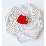 Montessori Eğitici Geometrik Yıldız - Kedifigürlü Akıl ve Zeka Oyuncağı - Motor Becerisi - Beyaz