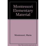 Montessori Elementary Material