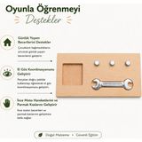 Montessori Gemisi Montessori 3 Vidalı Anahtar Vidalama Seti | Vida Somun Çalışması Günlük Yaşam Materyali