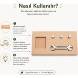 Montessori Gemisi Montessori 8 Vidalı Anahtar Vidalama Seti – Vida Somun Çalışması Günlük Yaşam Materyali