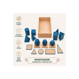 Montessori Gemisi Montessori Geometrik Cisimler | Ahşap Geometrik Cisimler | Montessori Geometrik Şekiller | 3 Boyutlu Geometri Eğitim Materyali | Ahşap Oyuncak | Okul Öncesi Eğitim Materyali