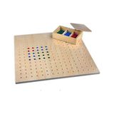 Montessori Gemisi Montessori Karekök Tahtası | Ahşap Karekök Çalışma Tahtası | Montessori Matematik Materyali | Karekök ve Geometrik Sayılar Eğitimi | Ahşap Oyuncak | Okul Öncesi Eğitim Materyali