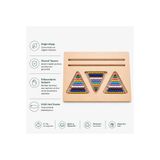 Montessori Gemisi Montessori Kısa Boncuk Merdiveni Toplama Tepsisi | Ahşap Matematik Eğitim Materyali | Montessori Boncuk Materyaller | Matematik Materyalleri | Ahşap Oyuncak | Okul Öncesi Eğitim Materyali