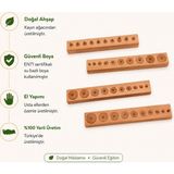 Montessori Gemisi Montessori Kulplu Silindirler | Ahşap Silindir Bloklar | Ahşap Silindirler | Duyu Materyali | Ahşap Oyuncak | Okul Öncesi Eğitim Materyali