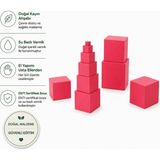 Montessori Gemisi Montessori Pembe Kule | Ahşap Duyu Materyali | Montessori Eğitim Materyali | Montessori Pembe Küp Bloklar | Ahşap Oyuncak | okul Öncesi Eğitim Materyali | Okul Öncesi Eğitim Seti