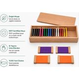 Montessori Gemisi Montessori Renk Tablacıkları 2. Kutu | Ahşap Renk Eşleştirme Materyali | Montessori Renk Tablacıkları | Ahşap Oyuncak | Okul Öncesi Eğitim Materyali