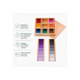 Montessori Gemisi Montessori Renk Tablacıkları 3. Kutu | Ahşap Renk Tonları Materyali | 63 Parça Renk Tablacıkları | Montessori Renk Tablacıkları | Ahşap Oyuncak | Okul Öncesi Eğitim Materyali