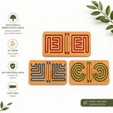 Montessori Gemisi Montessori Sağ ve Sol Beyin Çalıştırma Materyali | Zihin Kontrol Oyuncağı | Ahşap Zihin Geliştirme ve Dikkat Oyunu | Ince Motor Geliştirme Oyuncağı | Ahşap Oyuncak | Okul Öncesi Eğitim Materyali