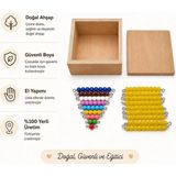 Montessori Gemisi Montessori Sequin Tablası 11-19 Boncuk Kutusu | 11-19 Sayıları Boncuk Materyali | Montessori Matematik Boncuk Seti | Ahşap Oyuncak | Okul Öncesi Eğitim Materyali