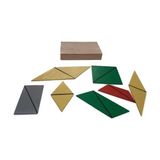 Montessori Gemisi Montessori Yapıcı Üçgenler Dikdörtgen Kutu | Ahşap Geometri ve Yapılandırma Materyali | Matematik Materyalleri | Ahşap Oyuncak | Okul Öncesi Eğitim Materyali