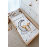 Montessori Nevresim Takımı (100x200) - Pure Baby Serisi - Ayda Uyuyan Ördek