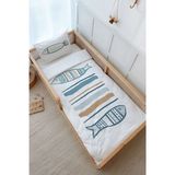 Montessori Nevresim Takımı (100x200) - Pure Baby Serisi - Baby Fish
