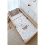 Montessori Nevresim Takımı (100x200) - Pure Baby Serisi - Bir Fincanda Tavşan
