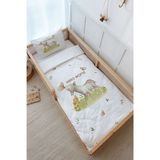 Montessori Nevresim Takımı (100x200) - Pure Baby Serisi - Kelebekle Oynayan Kuzu