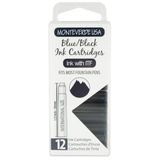 Monteverde G305BB Blue Black Dolma Kalem Kartuşu