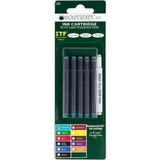 Monteverde Turkuaz 5'li Dolma Kalem Kartuşu G372TQ