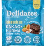 Montreal Delidates Bademli Deniz Tuzlu Hurmalı Bitter Çikolata 40 G ( 1 Adet )
