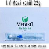 Montreal Mavi I.v.kanül-Anjıkot- Intraket .ıntraket 22G ( 1 Adet )