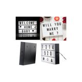 Montreal Std A4 Boyutunda LED Işıklı Yazı Panosu Lightbox ( 1 Adet ) Atn