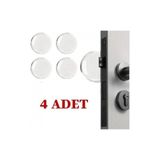 Montreal Std Şeffaf Silikon Mobilya ve Kapı Durdurucu Darbe Pedi 4'lü Set ( 1 Adet ) Atn