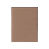 Montroi Grain Leather Passport Cover Lüks Deri Pasaport Kılıfı, Kart Gözlü - Kahverengi