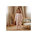 MONVOİ KİDS Bebek & Çocuk Çift Kat Elyafsız Kalpli 1.0 Tog Uyku Tulumu