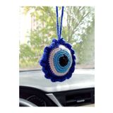 Mony Tasarım Amigurumi Nazar Boncuğu El Emeği Araba Süsü Dikiz Aynası