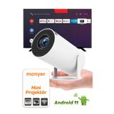 Monyer Taşınabilir Android Projeksiyon Wifi Destekli Akıllı Sinema Projektör Ultra Hd