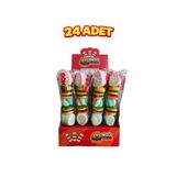 monymoo Moo Burger Jelibon Marshmallow Çubuk 24’lü Mini Boy Parti Paketi 🍭