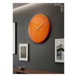 MOOCLOCK Round Model Bohem Dekoratif Metal Sıvama Akar Sessiz Mekanizmalı Duvar Saati (40*40 CM)