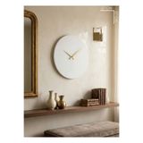 MOOCLOCK Round Model Metal Sıvama Akar Sessiz Mekanizmalı Duvar Saati (40*40 cm)