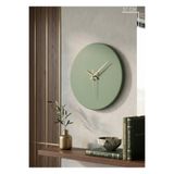 MOOCLOCK Round Model Modern Metal Sıvama Akar Sessiz Mekanizmalı Duvar Saati (40*40 CM)