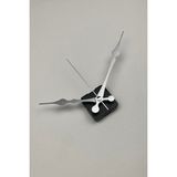 Mooclock Saat Makinesi, Akar Sessiz Duvar Saati Mekanizması, 14 mm Şaft , (Set)-(Askısız) - Gümüş