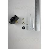 MOOCLOCK Saat Makinesi, Akar Sessiz Duvar Saati Mekanizması, 22 MM şaft (SET) ASKILI (orta boy)