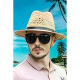 Mood Agenda GKM093 Unisex Yazlık Organik Örme Hasır Fötr Şapka