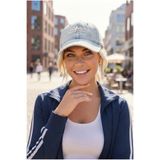 Mood Agenda Kadın California Nakışlı Vintage Denim Şapka Eskitme Kot Baseball Kep Şapka